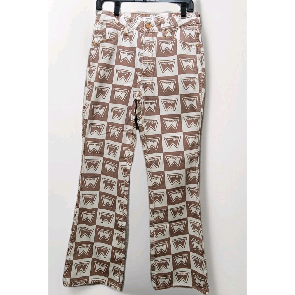 NWT Wrangler Westward 626 High Rise Bootcut Monogram Jeans Women Size 28 x 32‎
